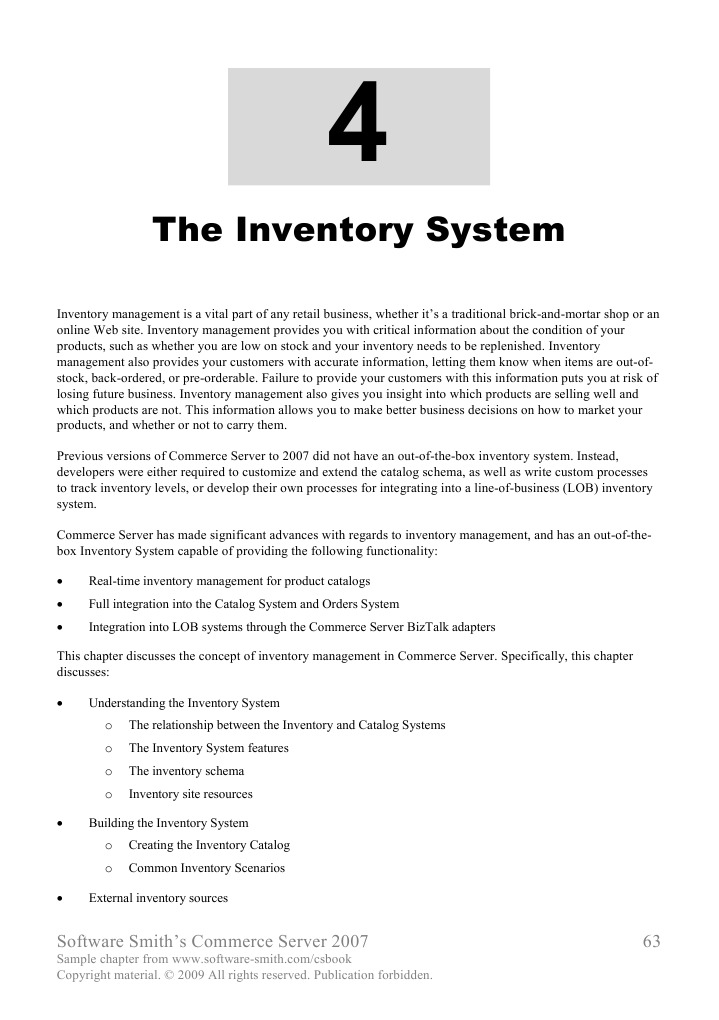 Sample Inventory System | PDF | Metadata | Inventory