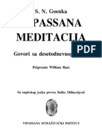 S. N. Goenka - Vipassana Meditacija - Govori Sa Desetodnevnog Kursa