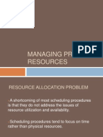 Managing Project Resources