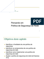 Pensando em Politica de Segurança de Redes