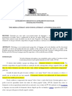 BOAVENTURA, Lêda Maria Vieira - Letramento Midiático e Letramento Escolar