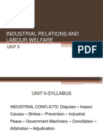 Industrial Relations and Labour Welfare: Unit Ii
