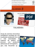 TALASEMIA β (hemato)