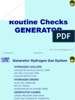 Routine Checks GENERATOR