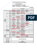 (Duration: November 5 - 19, 2012) Venues: Section 1 - F3 Section 2 - F4 Section 3 - S1