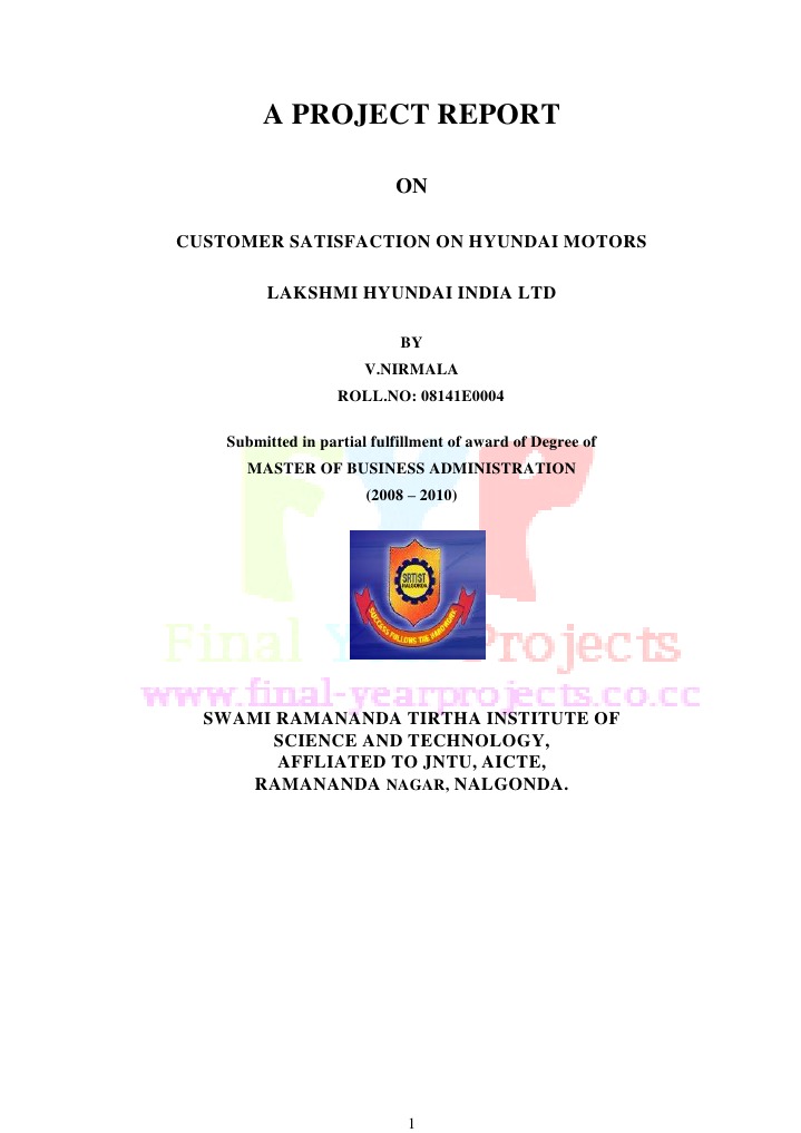 Hyundai | PDF | Survey Methodology | Customer Satisfaction