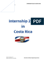 Avantica Internship 2012 in Costa Rica