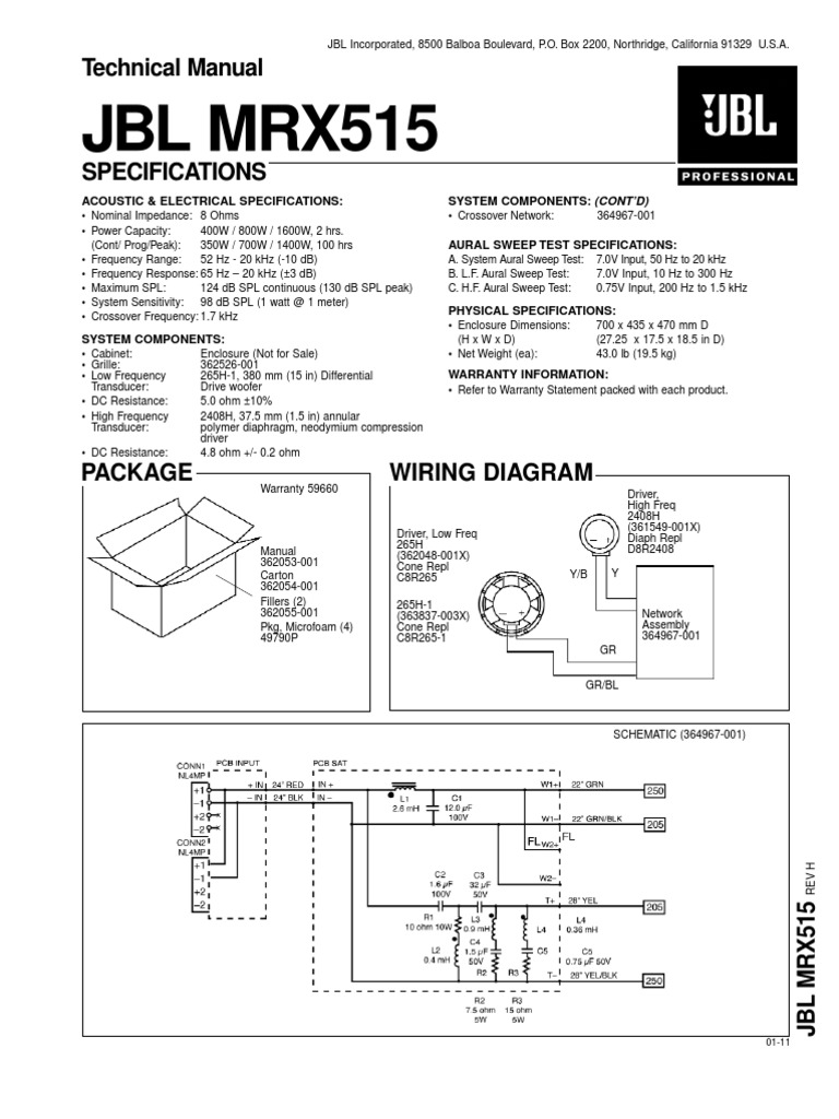 Jbl mrx 515 1本 MRX515 | JBL Professional Loudspeakers | 中文 (Chinese)
