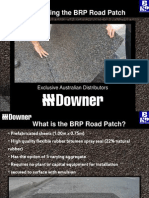 2012 April Downer - BRP Road Patch Presentation