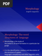 Morphology - English Linguistics