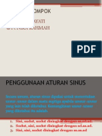 Penggunaan Aturan Sinus