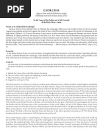 Closing the Occult Third Eye Ritual | PDF | Exorcism | Anointing