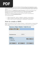 Bapi Step by Step Example