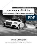 Autonomous Vehicle Policy