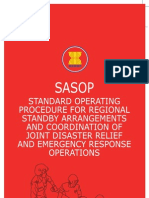 Standard Operating Procedure for Regional Standby Arrangements and Coordination of Joint Disaster Relief and Emergency Response Operations (SASOP)