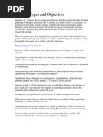 Download Meeting Types and Objectives by Fareed Channa SN112149297 doc pdf