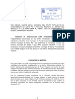 COMISIÓN DE INVESTIGACIÓN Poligono La Fuente-Santa Fe