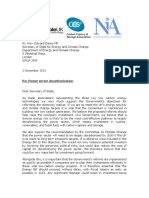 Joint RUK NIA CCSA Letter On Power Sector Decarbonisation