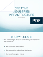 Creative Industries Infrastructure: Week Seven