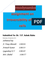 Thermodynamics Assignment Report