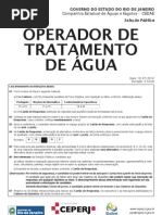 Operador de Tratamento de Agua