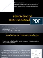 FENÔMENO DE FERRORESSONÂNCIA - Oana - 31 - 10 - 12