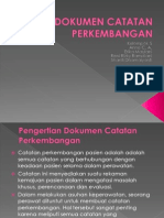 Dokumen Catatan Perkembangan