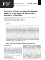 Download   Biomimetic perfusion and electrical stimulation applied in concert improved the assembly of engineered cardiac tissue by Nina Tandon SN112185179 doc pdf