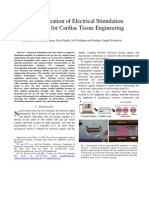 Characterization of Electrical Stimulation Electrodes for Cardiac Tissue Engineering