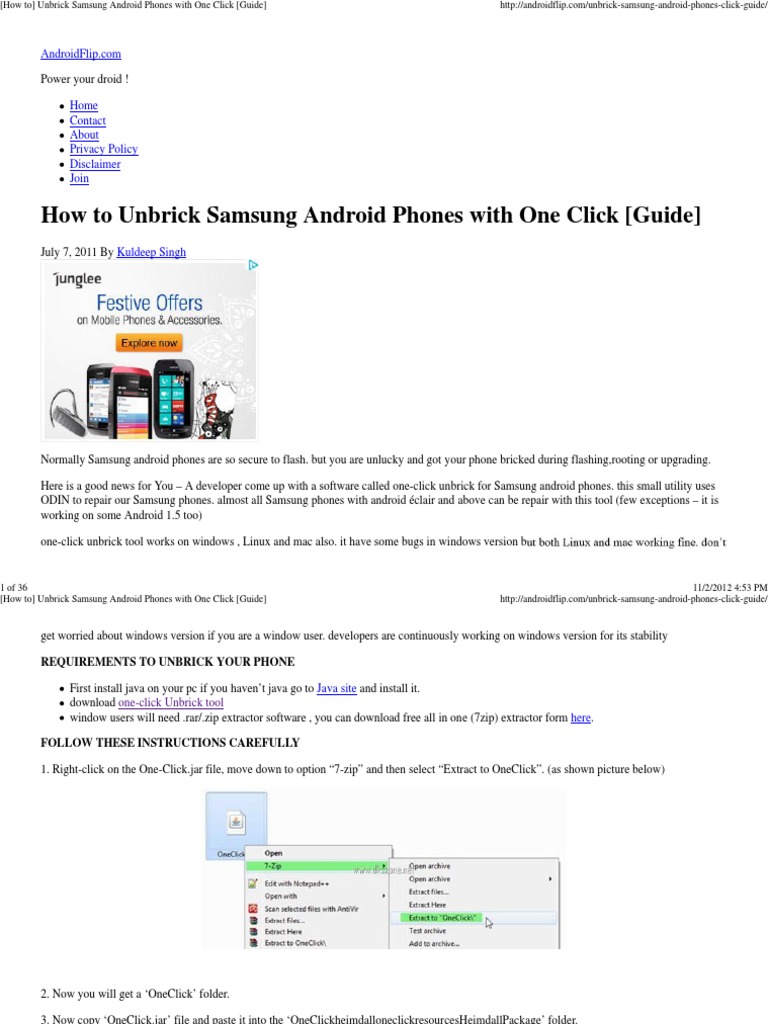 Samsung Unbrick Tool For Windows