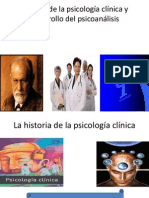 Historia de La Psicologia Clinica y Psicoanalisis