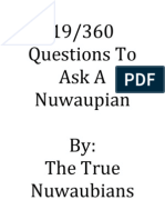 360 Questions to Ask a Nuwaupian