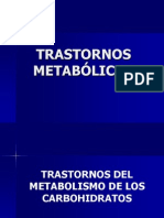 Trastornos Metabolicos