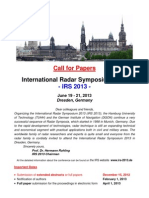 Call For Papers IRS 2013