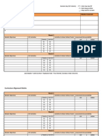 Curriculum Alignment Matrix