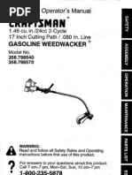 Download SearsWeedwacker Model 358798540 by Fred ONeal-photography SN112237212 doc pdf