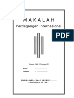 Makalah Ekonomi Tentang Perdagangan Internasional