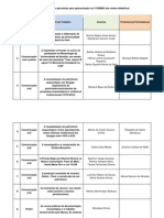 Lista Dos Trabalhos Aprovados - V ENEMU