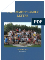 Emmett Family Letter October 2012