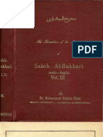 Sahih Al-Bukhari Arabic-English vol lll