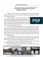 Tugas Arsitektur Nusantara - Rumah Tinggal Masyarakat Kampung Nelayan Bandaran-Bangkalan-Madura (Kelas A)