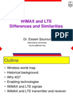 Wimax and Lte Differences and Similarities: Dr. Essam Sourour