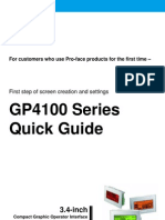 PRO FACE Gp4100 Quickguide Eng