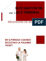 Adulto Mayor en Su Face Terminal