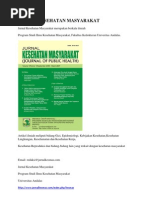 Download JURNAL KESEHATAN MASYARAKAT by DEvi Nur Anyiecha SN112281243 doc pdf