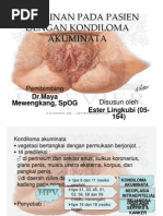 Persalinan Pada Pasien Dengan Kondiloma Akuminata