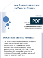 Barcode Based Attendance and Payroll System