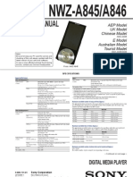 NZW A845 A846 Service Manual