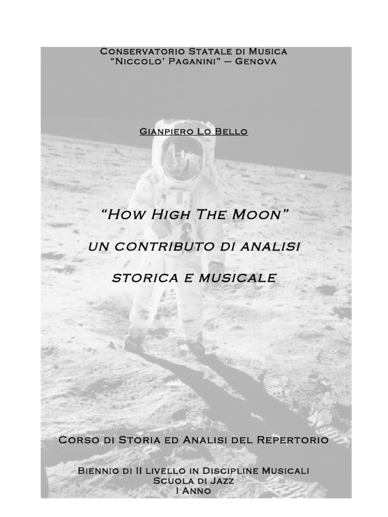 How High The Moon | PDF