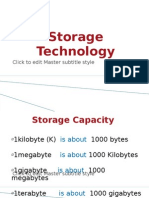 Storage Technology: Click To Edit Master Subtitle Style